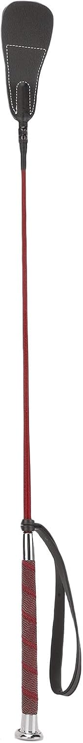 RiToEasysports Riding Crop, 68cm Horse Whip with Non Slip Handle and Ni Plated Mushroom Cap, PC Fiber Shaft and Leather Tip for Equestrian Sports