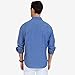 Nautica Men's Classic Fit Stretch Solid Long Sleeve Button Down Shirt Shirt, Rivieria Blue, Small