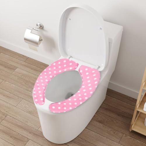 Toilet Seat Cover Blue 2pcs Coral Fleece Self-adhesive — view 7