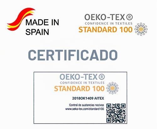 Funda de sillón orejero dúplex Túnez gris con acabado textil 5