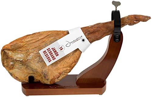 Soporte jamonero Jamonprive con base estable para el corte preciso de jamón original 7