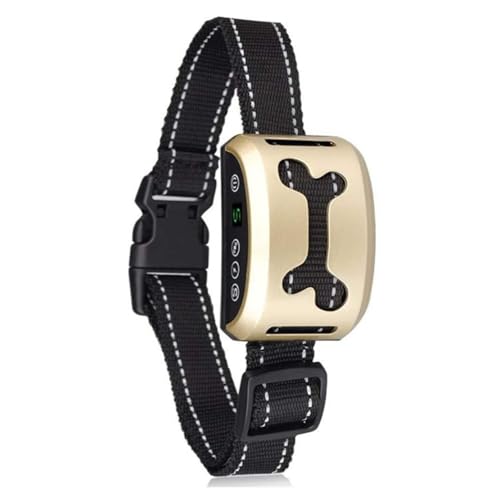 Rtwrsud犬用しつけ用首輪 犬無駄吠え防止 犬無駄吠え防止首輪 犬 吠え リモコン ペットトレーニング 無駄吠え防止グッズ 3モード遠隔訓練首輪 犬のしつけグッズ 吠え癖 矯正 静電ショック/バイブレーション/ビープ警告音モード/LEDライト 最大80