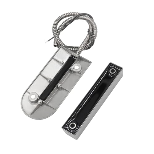 FOCMKEAS Interruptor magnético de palheta com fio, suporte de superfície normalmente aberto/fechado