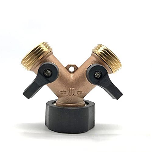 Robinet dual-outlet en laiton massif avec raccord 3/4 haute résistance - 8