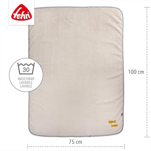 Fehn Coperta Coccolosa Lontra, Accogliente Coperta Di Coccole, Per Le Coccole, Come Tappetino Per Gattonare, Telo Per Le Coccole O Coperta Per La Casa E Per Gli Spostamenti Da 0+ Mesi - 4