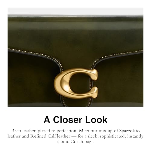 Coach Tabby Shoulder Bag 26 in Spazzolato Leather, B4/Olive4
