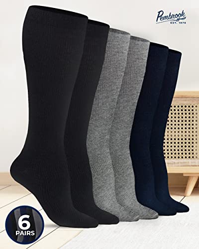 Pembrook Womens Compression Socks 6 Pack | 8-15 Mmhg Graduated Support Compression Stockings For Women #TOP3