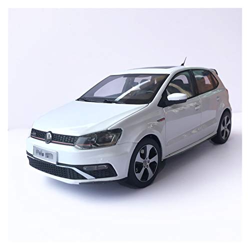Véhicules Jouet 1:18 Échelle Blanc pour Polo-GTI 2015 Alliage Moulé sous Pression Modèle De Voiture Simulation Métal Berline Modèle Collection Cadeau Véhicule Miniature Cover