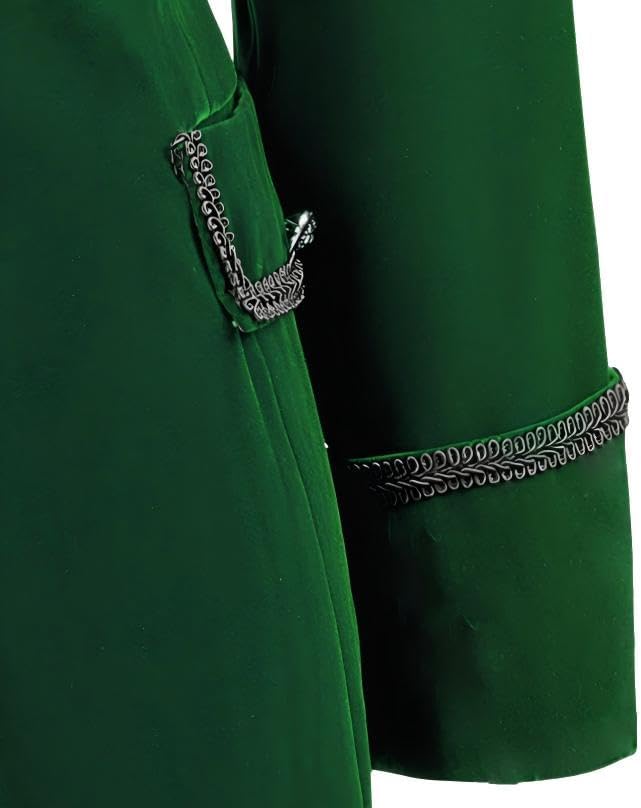 Womens Steampunk Jacket Pirate Gothic Renaissance Medieval Victorian Tailcoat coat Halloween Costume Clothes Blazer - Image 7