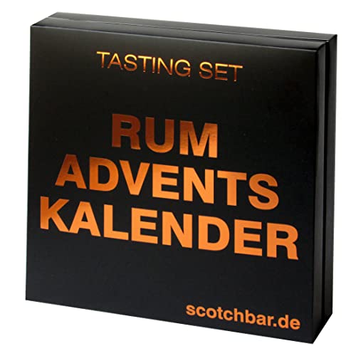 Rum Adventskalender in edler Geschenkbox exklusiv von scotchbar - 24 hochwertige Rum aus Kuba, Jamaika, Trinidad & Tobago, Nicaragua, Venezuela Cover