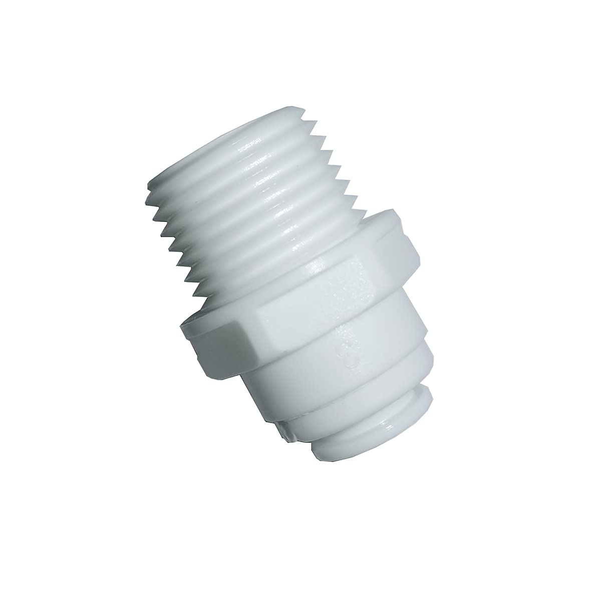 YZMSZ Straight Male Thread Adapter 1/8" Male x 1/4" OD Tube Quick Connector,for Water Purifiers Filters Reverse Osmosis Systems,100 pcs. (100, straight,1/2" Male x 1/4" OD tube)