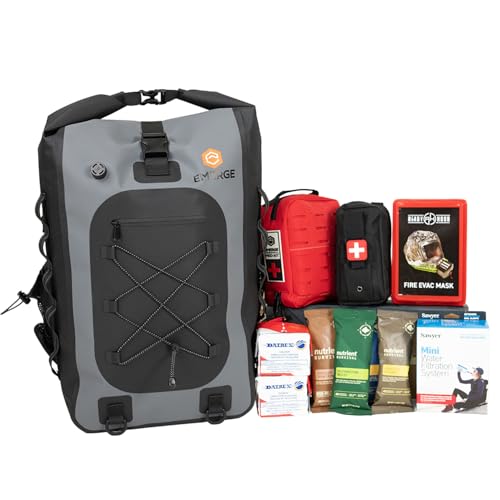 Evacuation Bag Kit – All‑in‑One Emergency Go‑Bag with Food, Water, First Aid, Tools & Survival Gear, Rugged Waterproof Backpack for Disaster Preparedness, Bug Out, Shelter‑in‑Place
