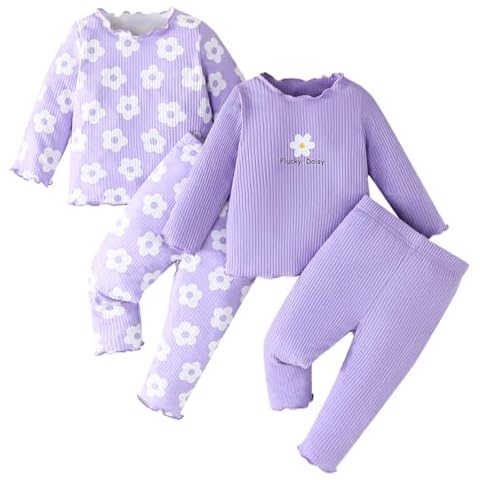 Ensemble Bébé Fille LUVCES 4Pièces Cover