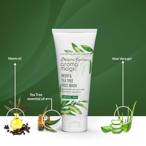 Aroma Magic Neem And Tea Tree Face Wash (PWRD by Niacinamide) - 100 ml - Image 4