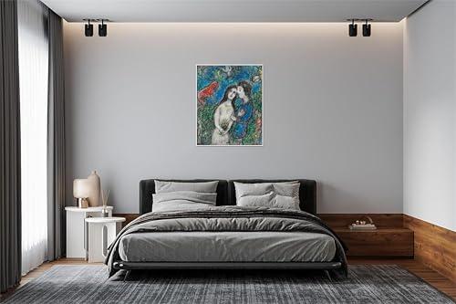 Impression sur toile romantique pour salon chic : tableau de rêve 30x35cm - 4