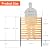 Svarog 3 Panels Outdoor Privacy Screen Fence Panels,Wood Privacy Screen Slatted No-Dig Fence kit for Air Conditioner,Trash Can,Pool Equipment Enclosure,38”W x 42”H