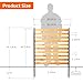 Svarog Outdoor Privacy Screen Fence Panels,Wood Privacy Screen Slatted No-Dig Fence kit for Air Conditioner,Trash Can,Pool Equipment Enclosure,38”W x 42”H,3 Panels