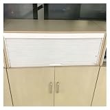 QSTGX Puerta Enrollable Para Gabinetes Kit de Puerta Tipo Persiana Mueble Persiana Cocina Puerta Enrollable Para Autocaravanas, Hoteles Y Armarios(40x50 cm)