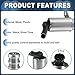 INFINAUTO Engine Variable Valve Timing VVT Solenoid, Car Engine Camshaft Oil Control Valve No.12671373 for Chevrolet Malibu 2016-2022 Silver Tone, 2 Pcs