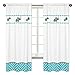 Sweet Jojo Designs 2-Piece Mod Elephant Girl or Boy Bedroom Decor Window Treatment Panels