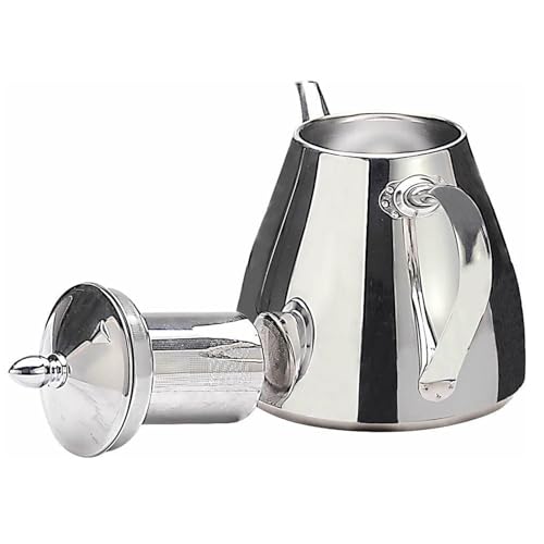SANQIAHOME Théière en acier inoxydable avec infuseur 1,2L