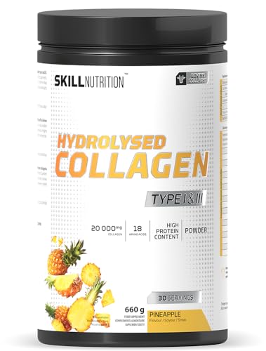 Collagène hydrolysé type 1 3 SKILL Nutrition pour élasticité peau et confort articulations
