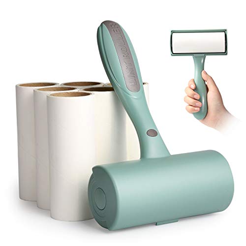 BESTOOL Lint Rollers voor huisdierenhaar Extra Sticky, 6 Lint Roller Refill (60 vel per vulling, totaal 360 vellen) Sterke dierenhaarrol voor kleding, bank, tapijt, bed of autostoelen
