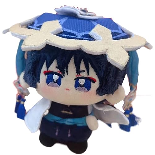 Kpptyder anime figura de pelúcia scaramouche plushie boneca travesseiro decorativo cosplay adereços