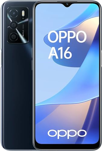 OPPO A16, Dual, 64GB 4GB Ram, Crystal Black (Reacondicionado)