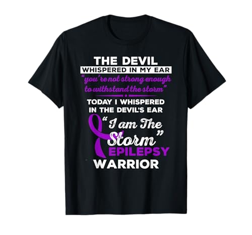 I Am the Storm Epilepsy Warrior T-Shirt T-Shirt