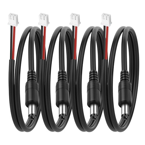 Cable DC5521 a XH2.54 de 2 pines de corriente continua para routers y luces LED 2
