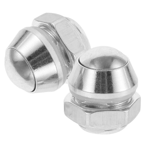 Válvulas de seguridad para ollas a presión 2pcs plata 14mm miniatura 1