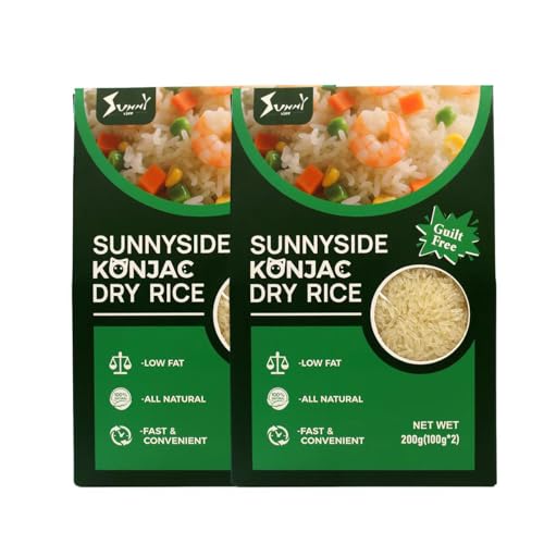 "konnyaku rice 2 packs Vegan,Gluten Free, Keto Friendly,Paleo, Kosher,Low Carbs