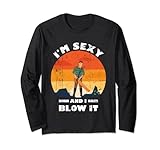 Soy sexy y lo soplo. Para Urban Sweeper Urban Cleaner Street Cleaners o Street Sweepers. Trabajadores de saneamiento con sopladores de hojas. Amantes de la jardinería que pasan tiempo limpiando el césped cortando hojas soplando.