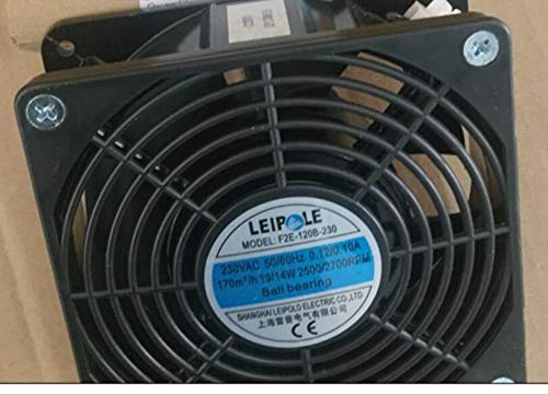 Ventilateur F2E-120B-230 à roulement à billes 2700 TR/Min ultra fiable