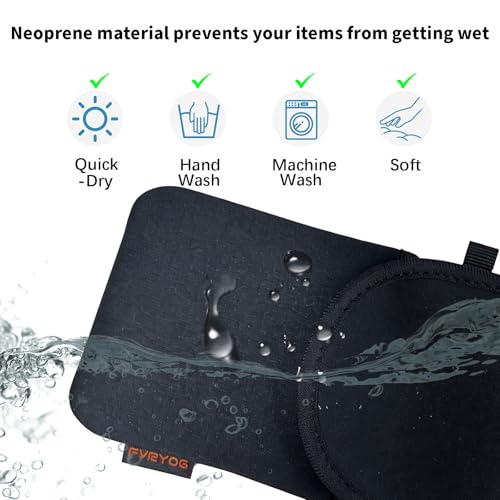 Image of Neoprene Phone Sleeve Pouch Case Bag for Men Women w /Crossbody Strap /Neck Lanyard for iPhone 17 /16 /15 /14 Pro Max, Samsung S25，Pixel 10