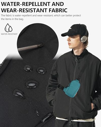 Peiees Sportswear Essentials Small Crossbody Bag for Men Women Mini Sling Bag Travel Running Daypack Cross Body Shoulder Bags4