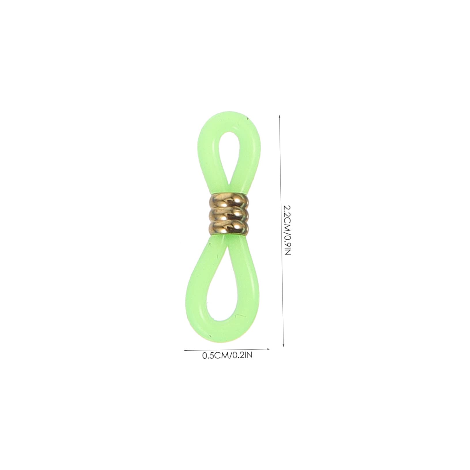 Healeved Terminali Antiscivolo Per Occhiali Silicone Connettori Regolabili Per Catenelle Occhiali Accessori Pratici E Chic Per Compatibile Con Maggior