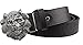 Moolecole Mens Lion Head Buckle Belt Fashion Jeans Decorative Belt Black