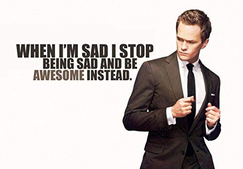 Tallenge - How I Met Your Mother - Barney Stinson Quote - Large Poster(Paper,18X24 inches, MultiColour)