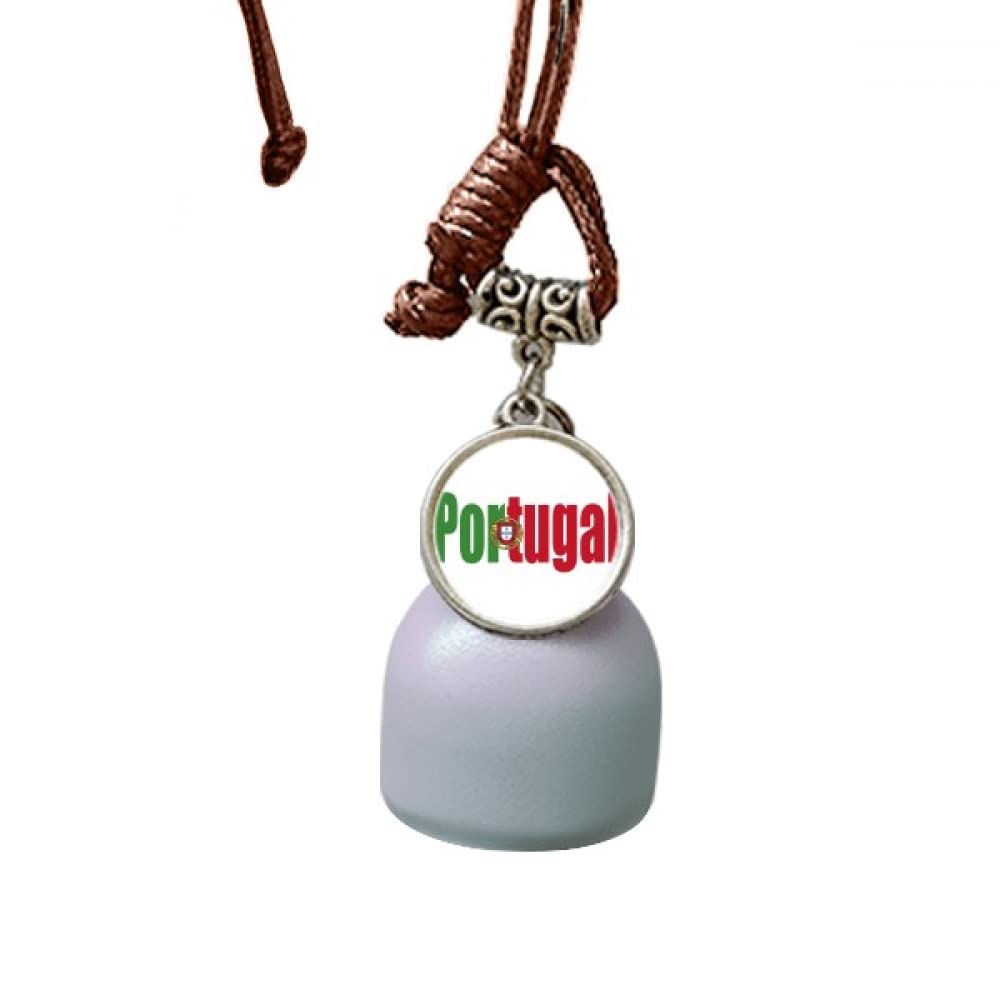Nombre de la bandera de Portugal en atrapasueños para regalo de conductor