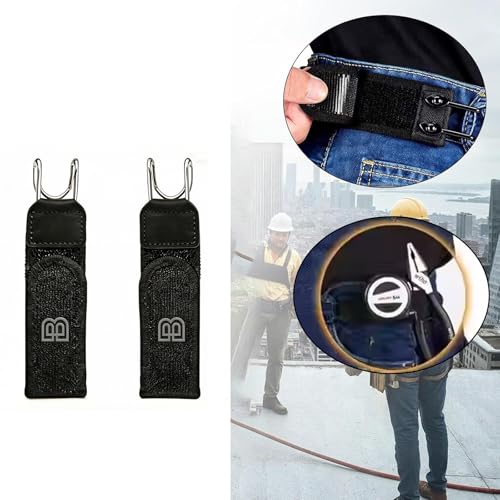Image of Buckleless Belt for Men, Metal Hook Elastic Belt with Quick Adjustment, Ideal for Hiking and Outdoor Activities, Travel Friendly Compact Design