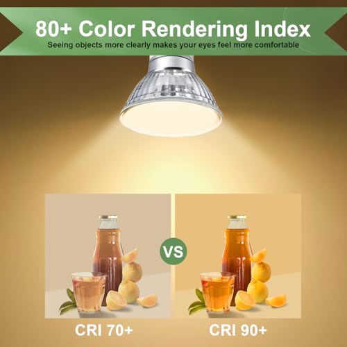 image for SerBion GU10 120V 50W Halogen Light Bulbs for Track and Range Hood, GU