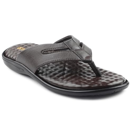 Image of Liberty Coolers HML-2E Casual Slipper For Men With PU Sole | Comfortable and Lightweight | Trendy Design | Soft Insole | Stylish Footwear and Cushioned Footbed
