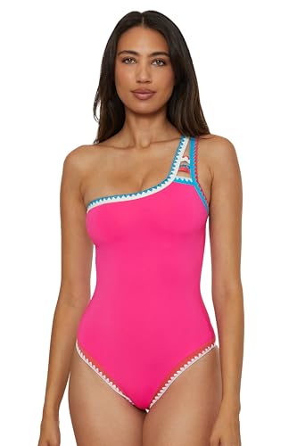 Maillot de bain une pièce Lucky Brand Avila asymétrique ajustable à nouer