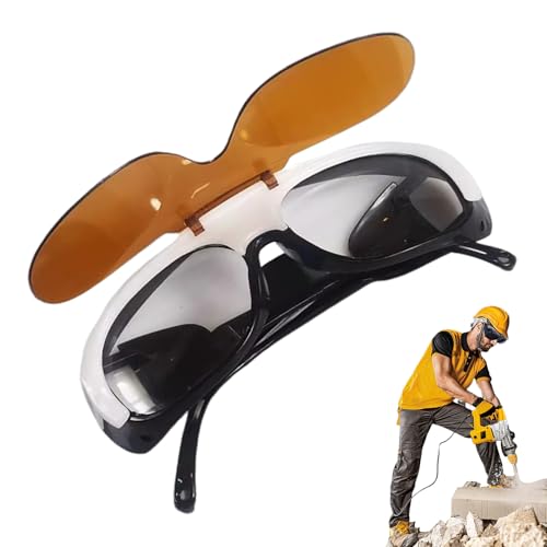 Welding Glasses - Hd Auto Darkening Welding Goggles,Anti-Glare Protective Eyewear for Men Women Mig Arc Grinding Cutting Use