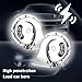 2PCS Super Loud Car Horns Kit with Wires/Brackets/Nuts,105-115dB Horns for Car for Damaged Car Horn Replacement,Universal Waterproof Electric 12V Horn for Car Truck SUV (Silver)