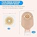 30 PCS Ostomy Supplies Colostomy Bags Two Piece Drainable Pouches with Closure, Ileostomy Stoma Care, Cut-to-Fit, 60mm Max, (20PCS Bags+10PCS Barrier)