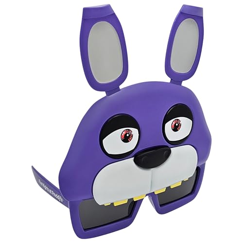 Lunettes FNAF Sun-Staches pour accessoiriser un costume de Chica en soirée gaming