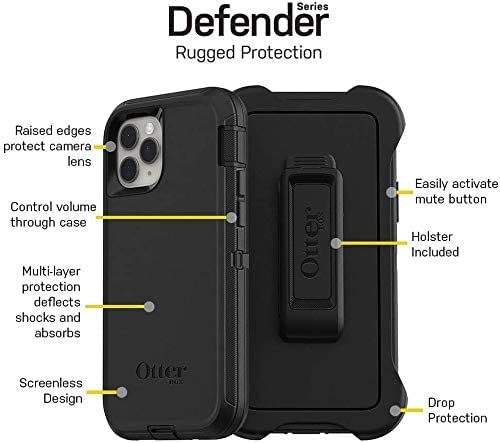 Housse iPhone 11 Pro OtterBox Defender robuste protection premium noire - 6